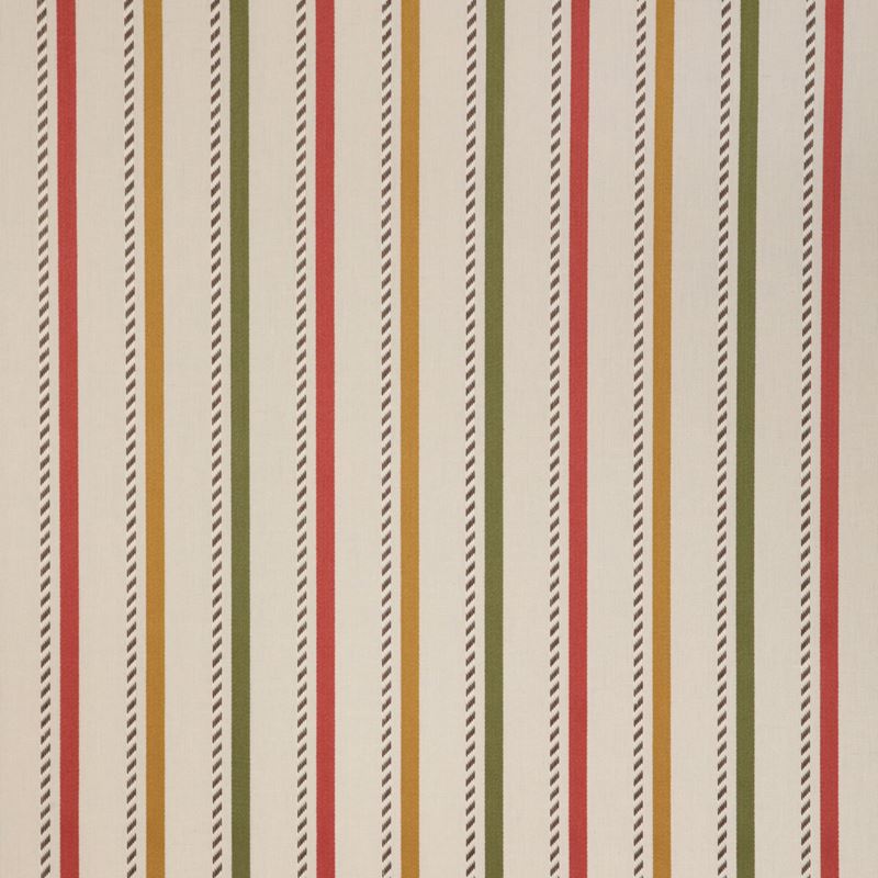 Lee Jofa Fabric 2023106.194 Buxton Stripe Red/Gold