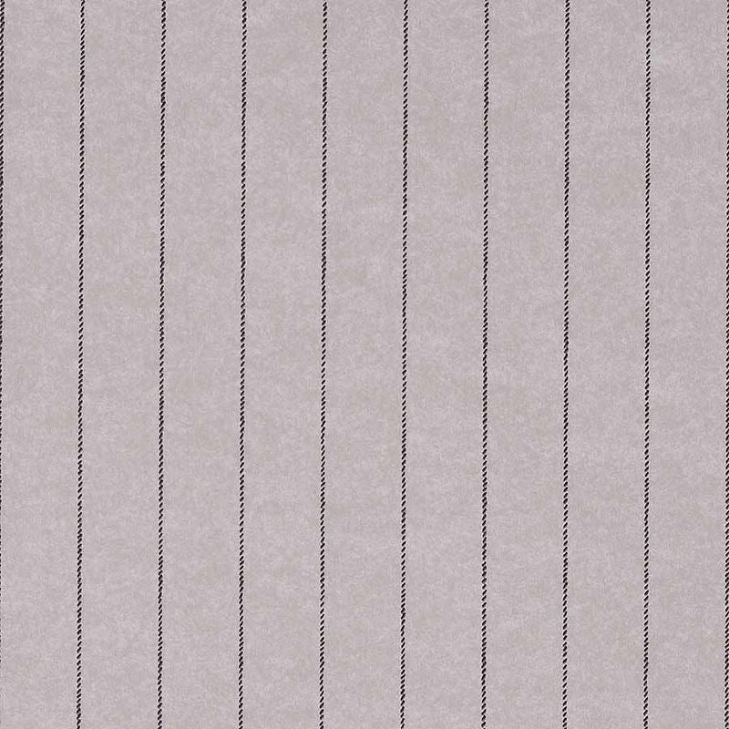 Phillip Jeffries Wallpaper 2138 Vinyl Savile Suiting Pinstripe Black on White