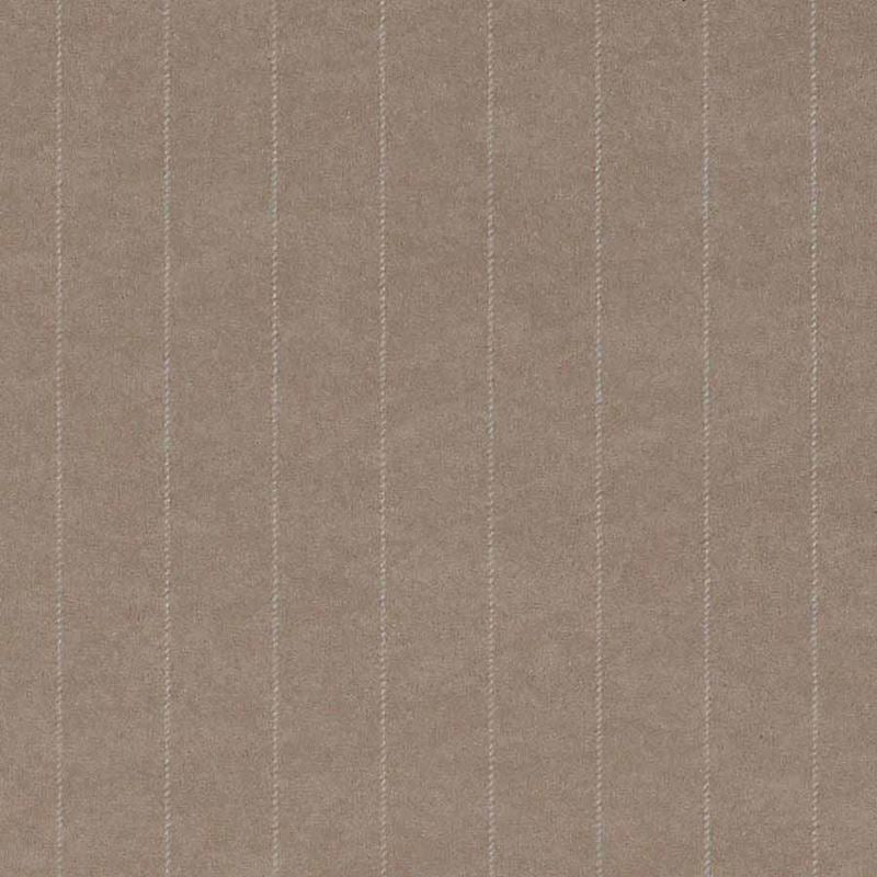 Phillip Jeffries Wallpaper 2141 Vinyl Savile Suiting Pinstripe White on Tan