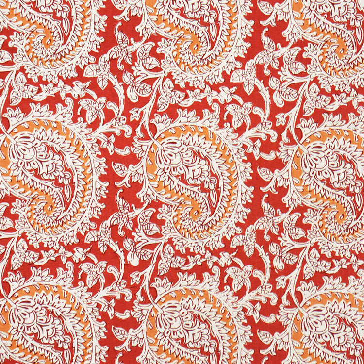 RM Coco Fabric 2287CB Mineral Red/Ginger