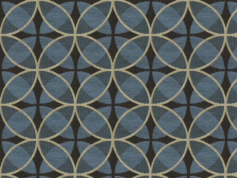 Kravet Contract Fabric 31526.5 Clockwork Sapphire