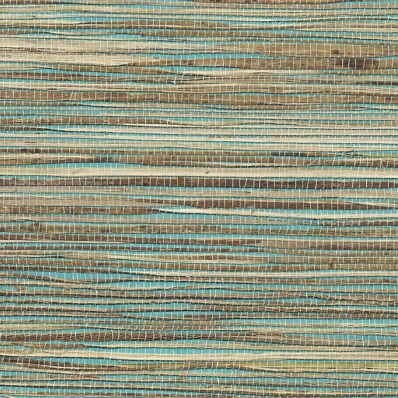 Phillip Jeffries Wallpaper 3377 Grass Roots Tess Turquoise
