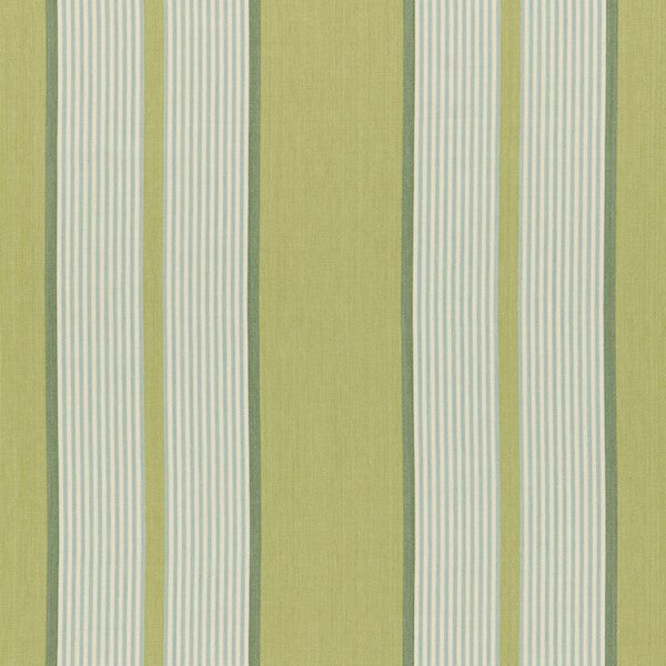 Schumacher Fabric 3486001 Summerside Stripe Pear