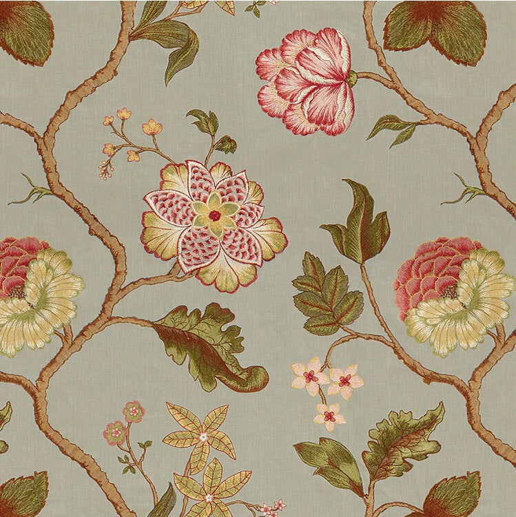 Kravet Couture Fabric 3572.913 Couture Floral Mineral