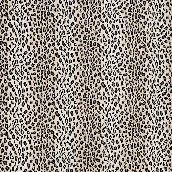 Schumacher Fabric 43182 Safari Epingle Snow Leopard