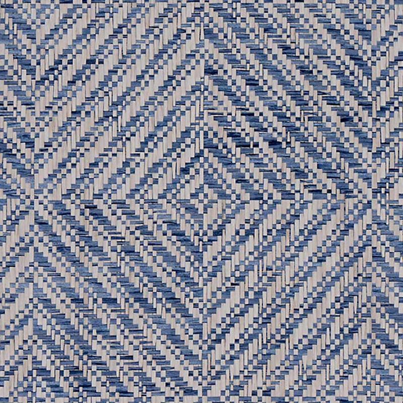 Phillip Jeffries Wallpaper 4448 Diamond Weave II Legacy Lapis
