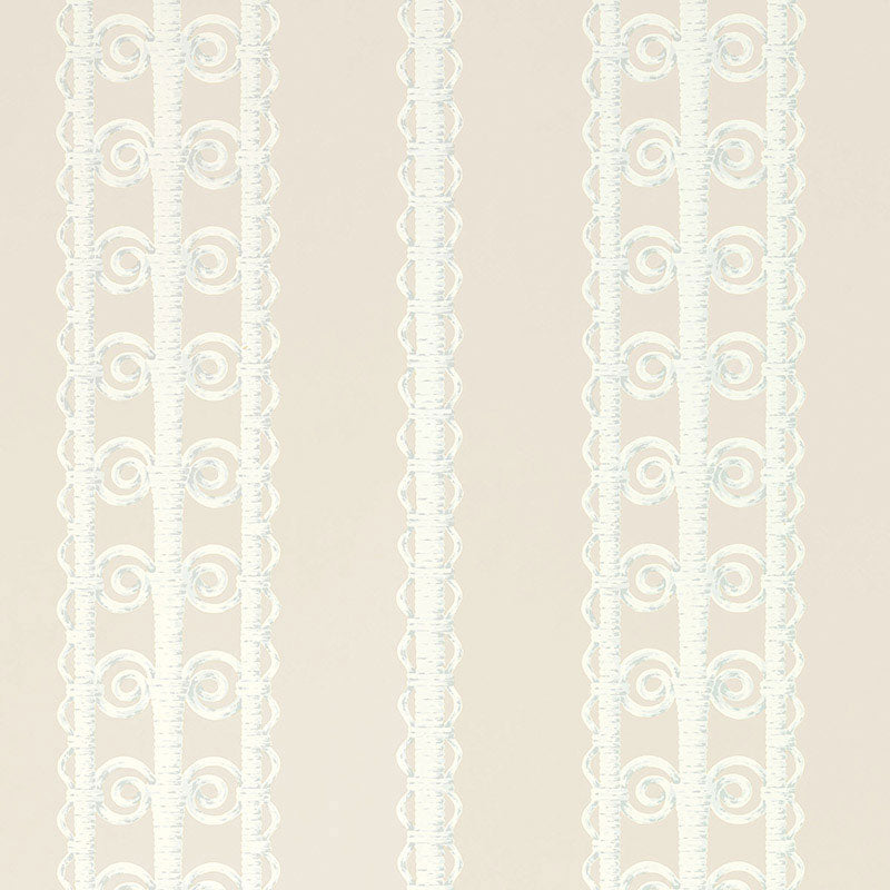 Schumacher Wallpaper 5007720 Wicker Stripe Reed