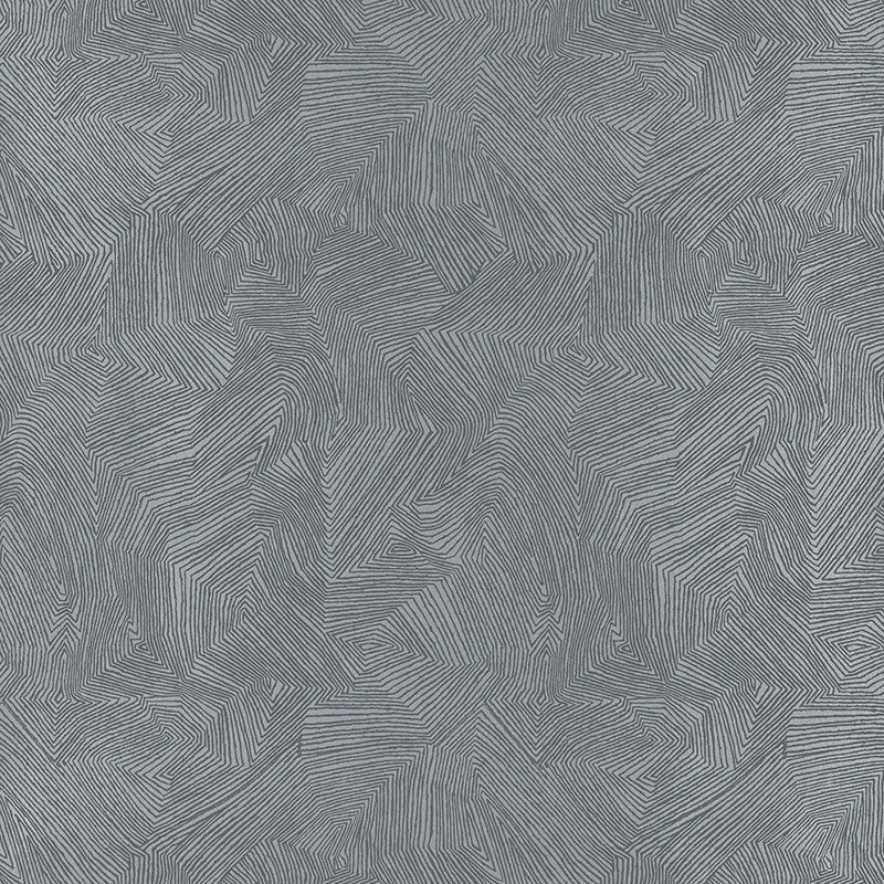 Schumacher Wallpaper 5007770 Labyrinth Metallic Mercury