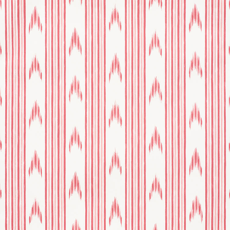 Schumacher Wallpaper 5009221 Santa Barbara Ikat Pink