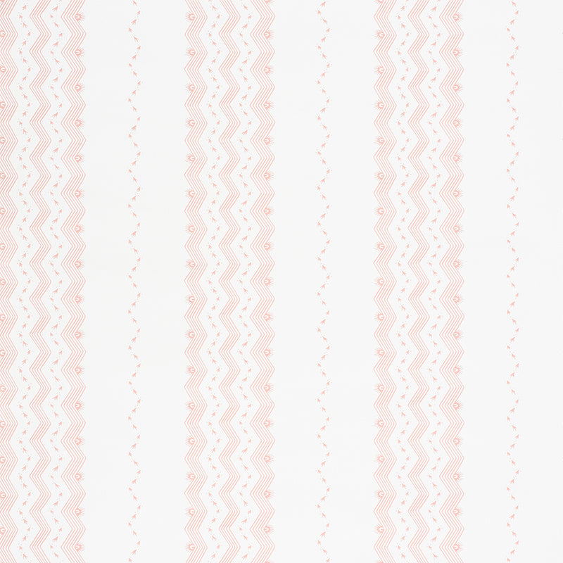Schumacher Wallpaper 5009742 Nauset Stripe Blush