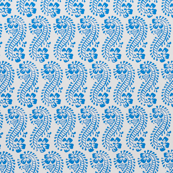 Schumacher Wallpaper 5011120 Lani Blue