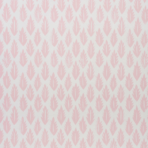 Schumacher Wallpaper 5011151 Leaf Pink