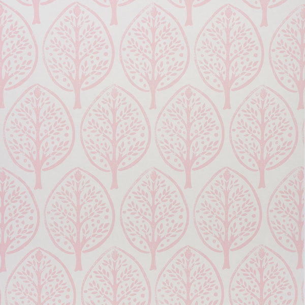 Schumacher Wallpaper 5011181 Tree Pink - Inside Stores 
