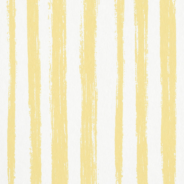 Schumacher Wallpaper 5011543 Sketched Stripe Yellow