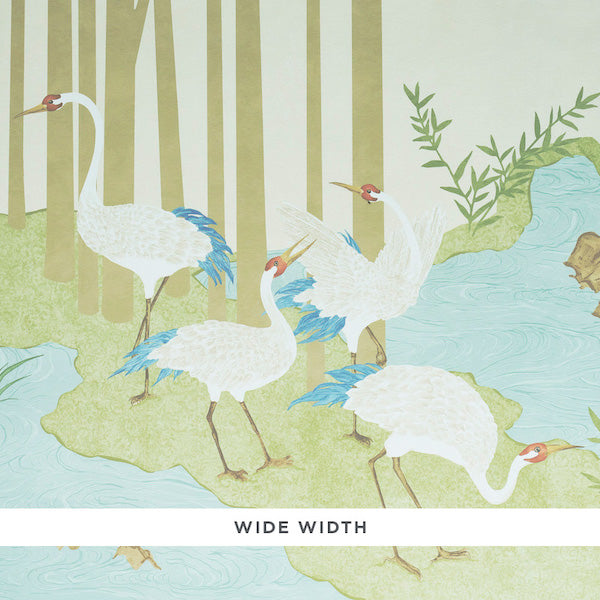 Schumacher Wallpaper 5011701 Yashinoki Crane Willow