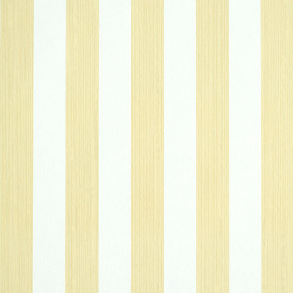 Schumacher Wallpaper 5011890 Edwin Stripe Medium Buttercup