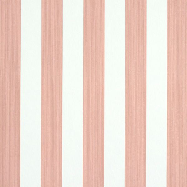 Schumacher Wallpaper 5011895 Edwin Stripe Medium Pink