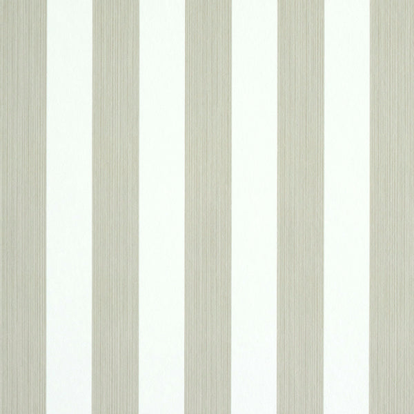 Schumacher Wallpaper 5011898 Edwin Stripe Medium Linen