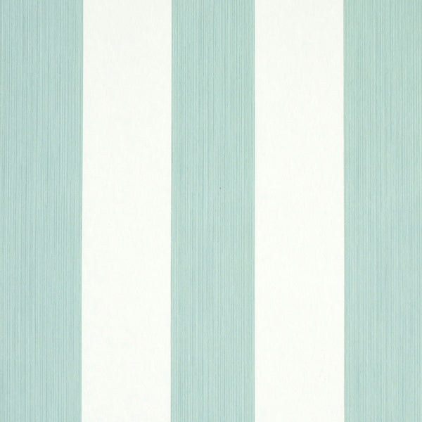Schumacher Wallpaper 5011903 Edwin Stripe Wide Seaglass