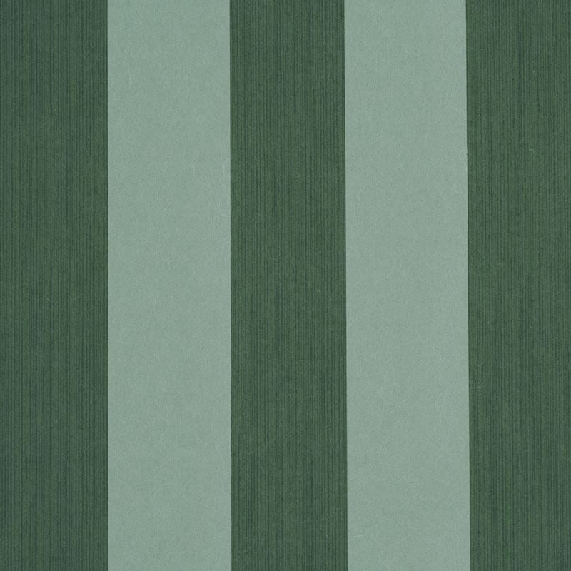 Schumacher Wallpaper 5013624 Edwin Stripe Wide Dark Green
