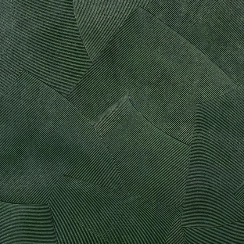 Schumacher Wallpaper 5013952 Hand Combed Plaster Green Leaf