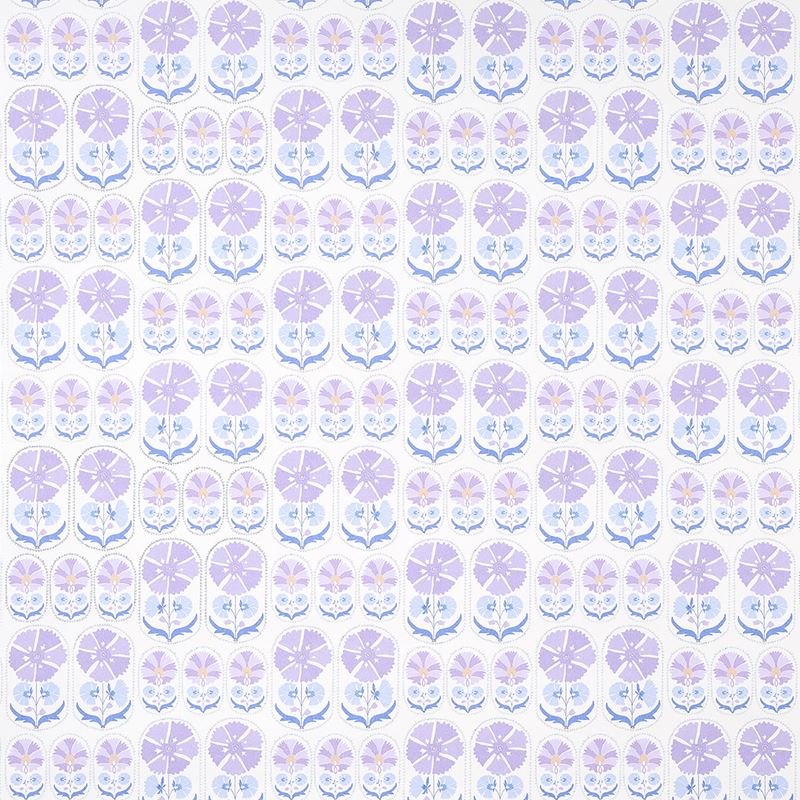 Schumacher Wallpaper 5014111 Anjuna Floral Lilac