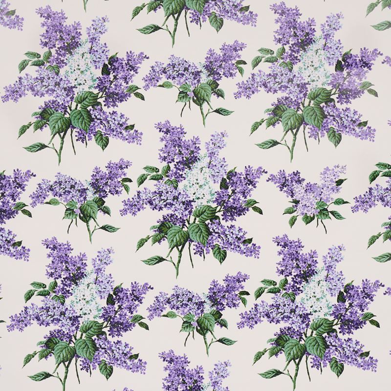 Schumacher Wallpaper 5014310 Proust's Lilacs Purple