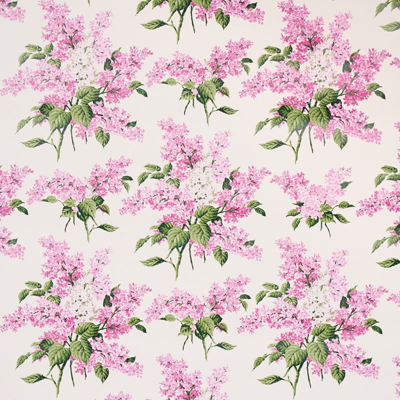Schumacher Wallpaper 5014312 Proust's Lilacs Pink