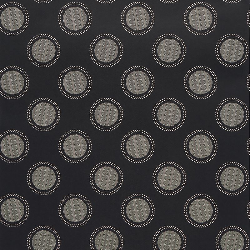 Schumacher Wallpaper 5015012 Watermark Black & White