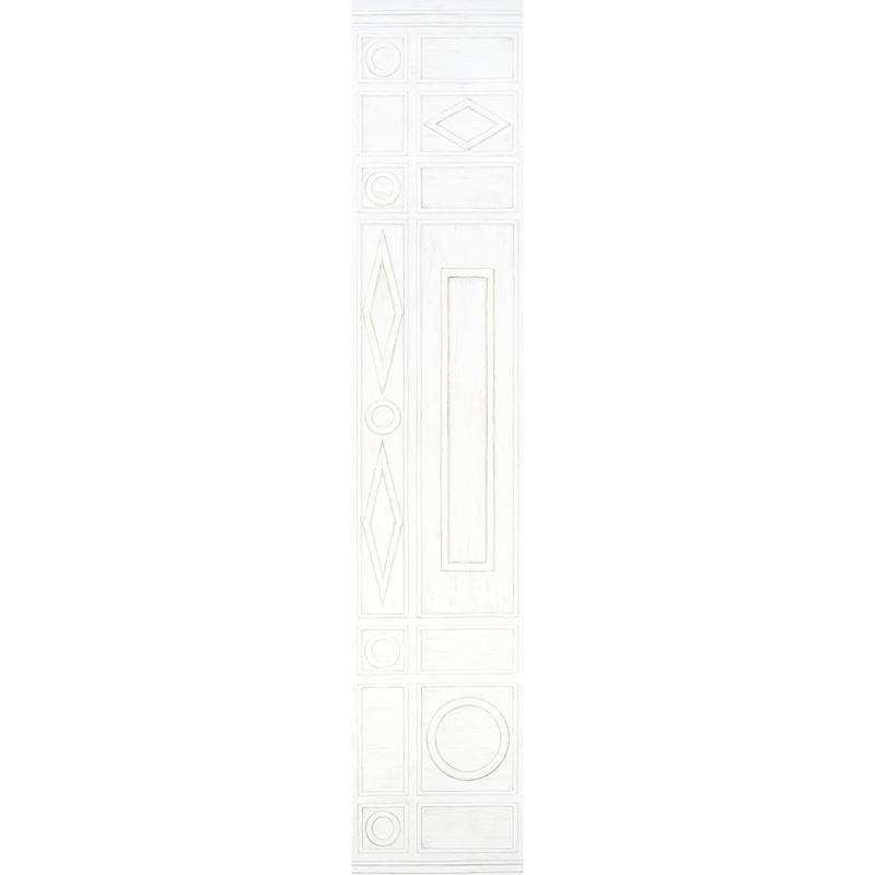Schumacher Wallpaper 5015171 Swedish Manor Panel B White