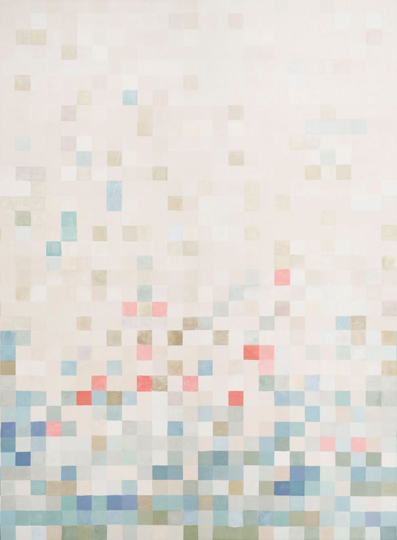 Schumacher Wallpaper 5015390 Madame De Pixel Panel Set Multi