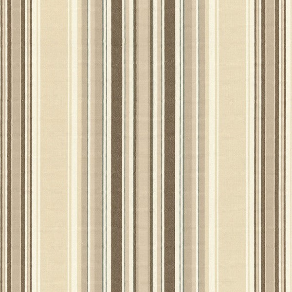 Schumacher Fabric 62373 Ridge Stripe Sand