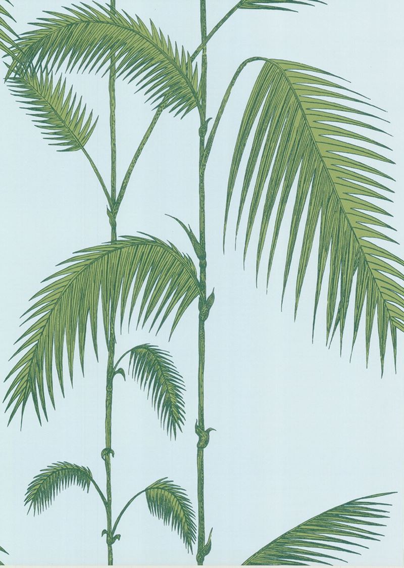 Cole & Son Wallpaper 66/2010.CS Palm Leaves Pale Bl