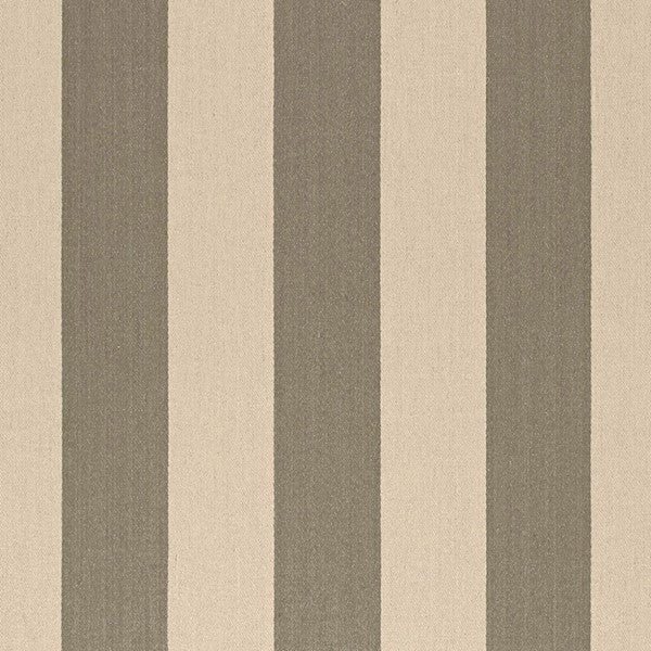 Schumacher Fabric 67560 Tundra Linen Stripe Chanterelle