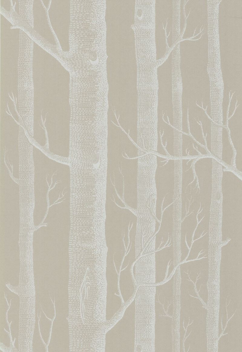 Cole & Son Wallpaper 69/12149.CS Woods White/Taupe