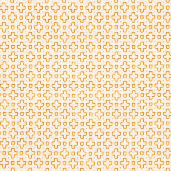 Schumacher Fabric 73562 Scout Embroidery Orange