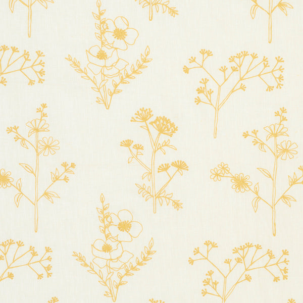 Schumacher Fabric 78362 Lisbeth Embroidery Marigold