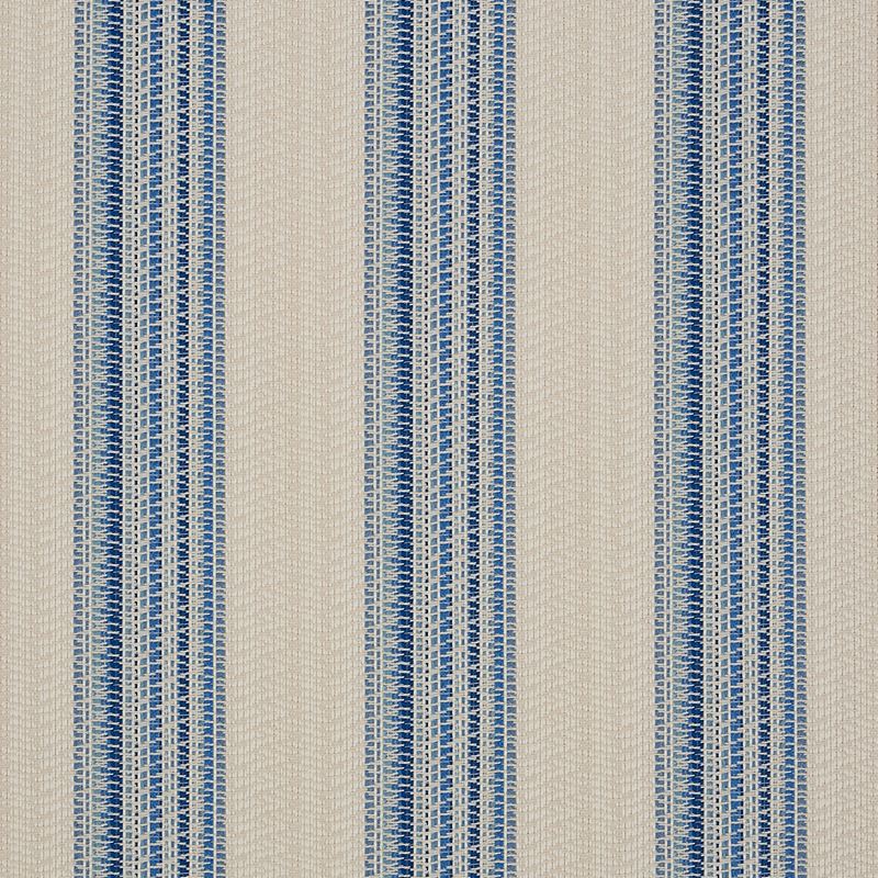 Schumacher Fabric 79153 Bendita Stripe Indoor/Outdoor Blue