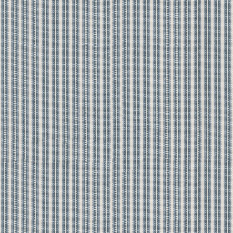 Brunschwig & Fils Fabric 8017103.5 Chamas Stripe Blue