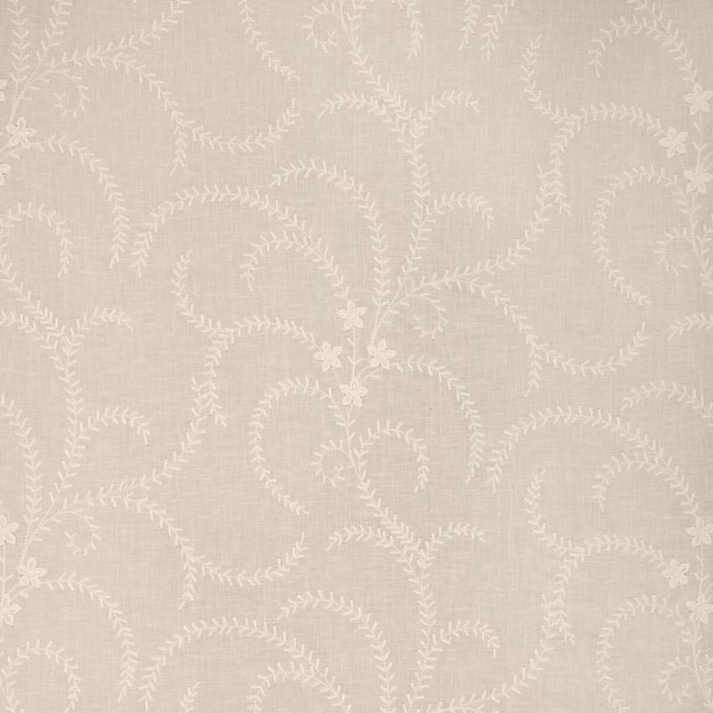 Brunschwig & Fils Fabric 8023111.1 Gerbaud Sheer Ivory