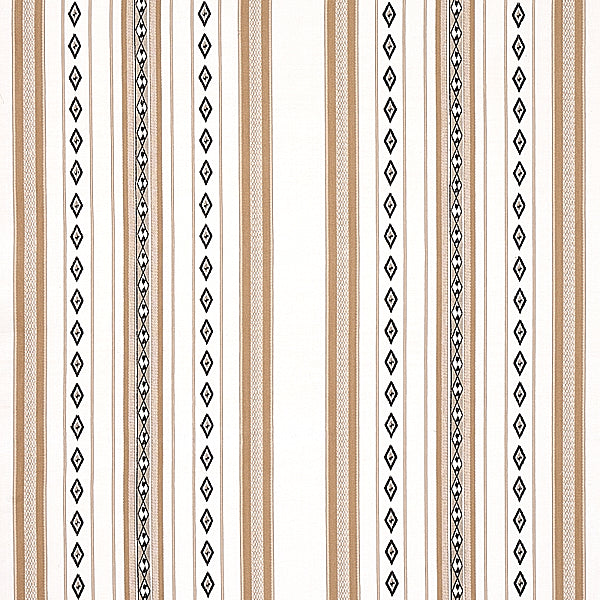 Schumacher Fabric 80270 Dakota Stripe Neutral