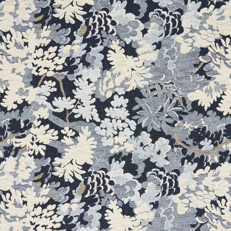 Schumacher Fabric 81851 Verdure Tapestry Blue