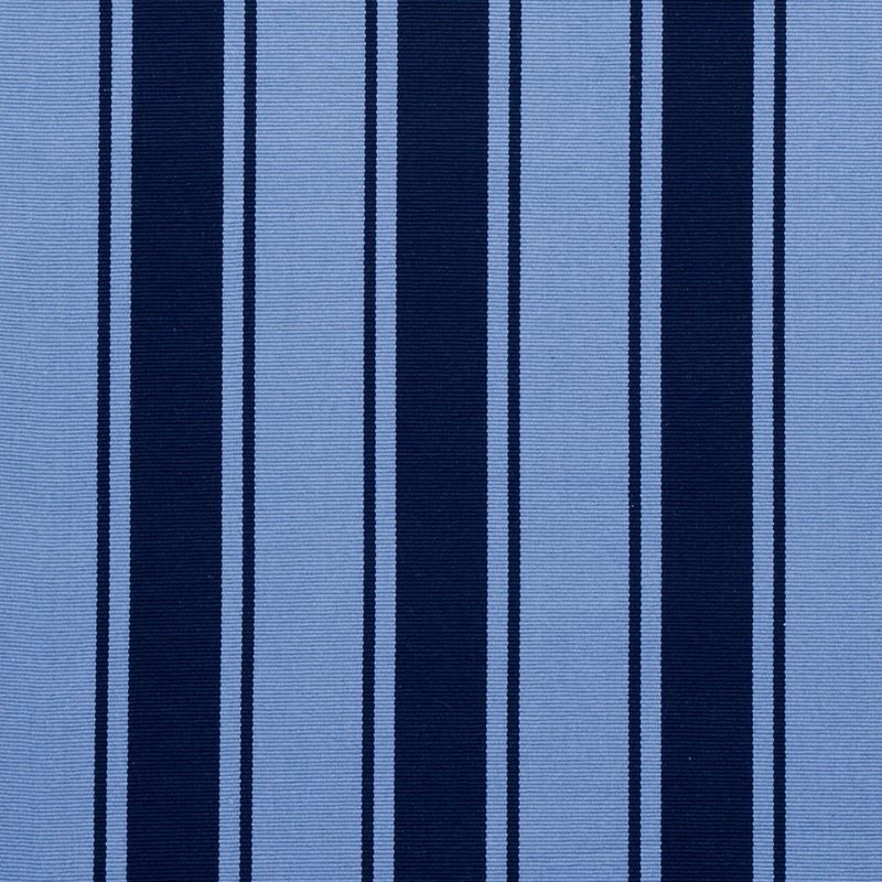 Schumacher Fabric 82270 Tangier Stripe Blue Tonal