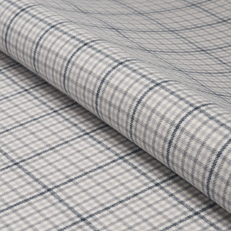 Schumacher Fabric 82331 Aldridge Wool Houndstooth Grey