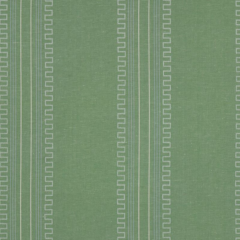 Schumacher Fabric 83232 Greco Stripe Green