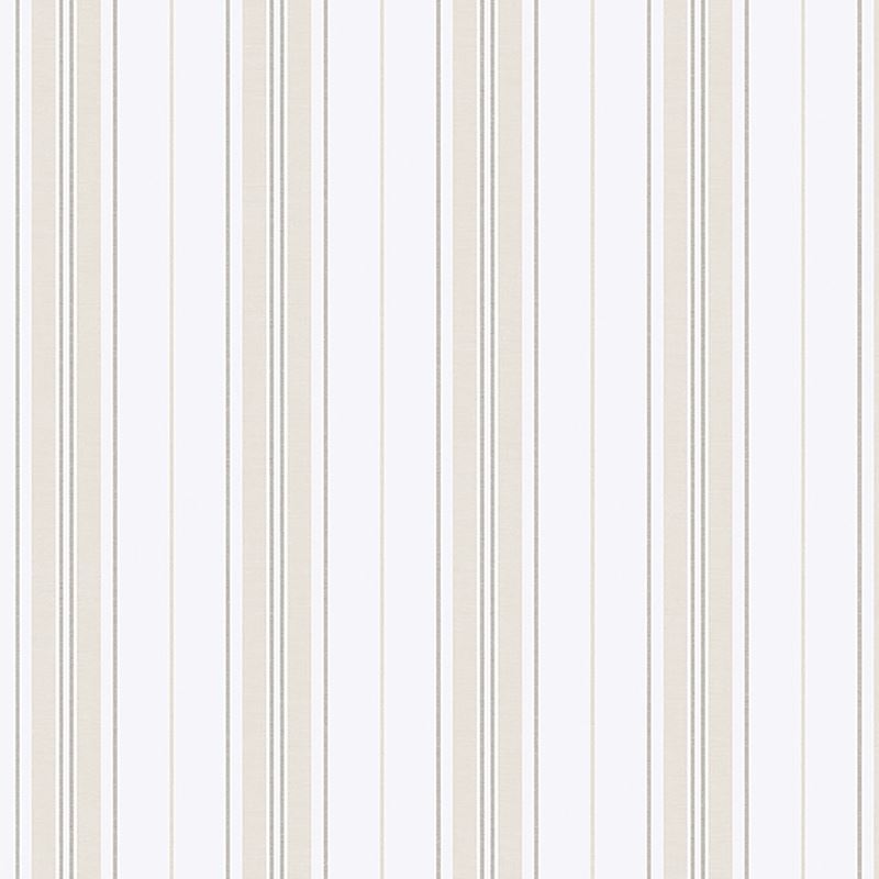 Schumacher Wallpaper 8877 Hamnskã„R Stripe Naturals