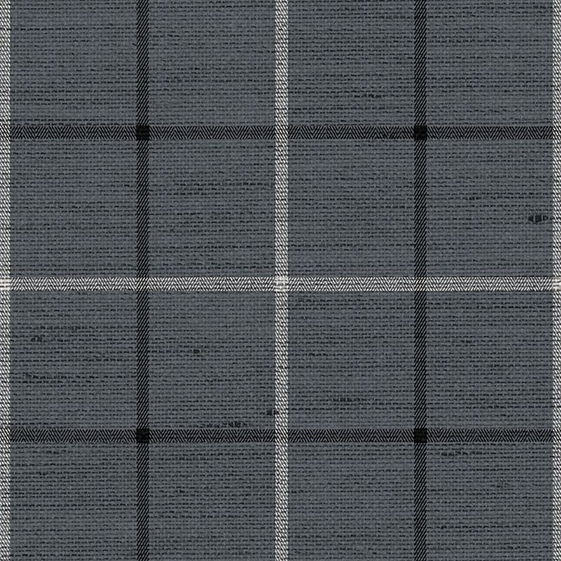 Phillip Jeffries Wallpaper 9127 Georgian Grid Grey with Black