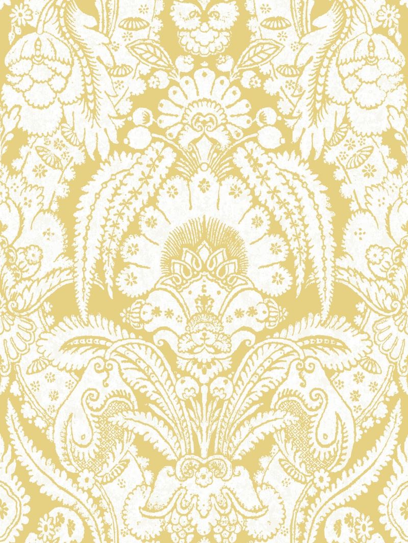 Cole & Son Wallpaper 94/2013.CS Chatterton French Yellow and Ivory