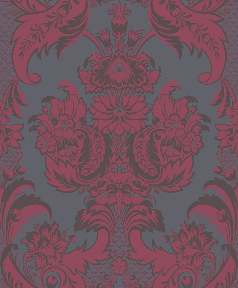 Cole & Son Wallpaper 94/3018.CS Wyndham Red and Slate