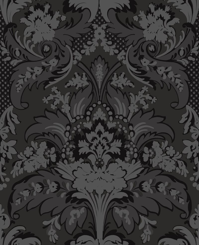 Cole & Son Wallpaper 94/5030.CS Aldwych Black and Graphite
